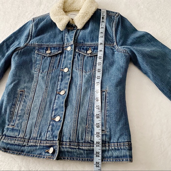 Faux Shearling Lined Jean Jacket - Picture 3 of 8